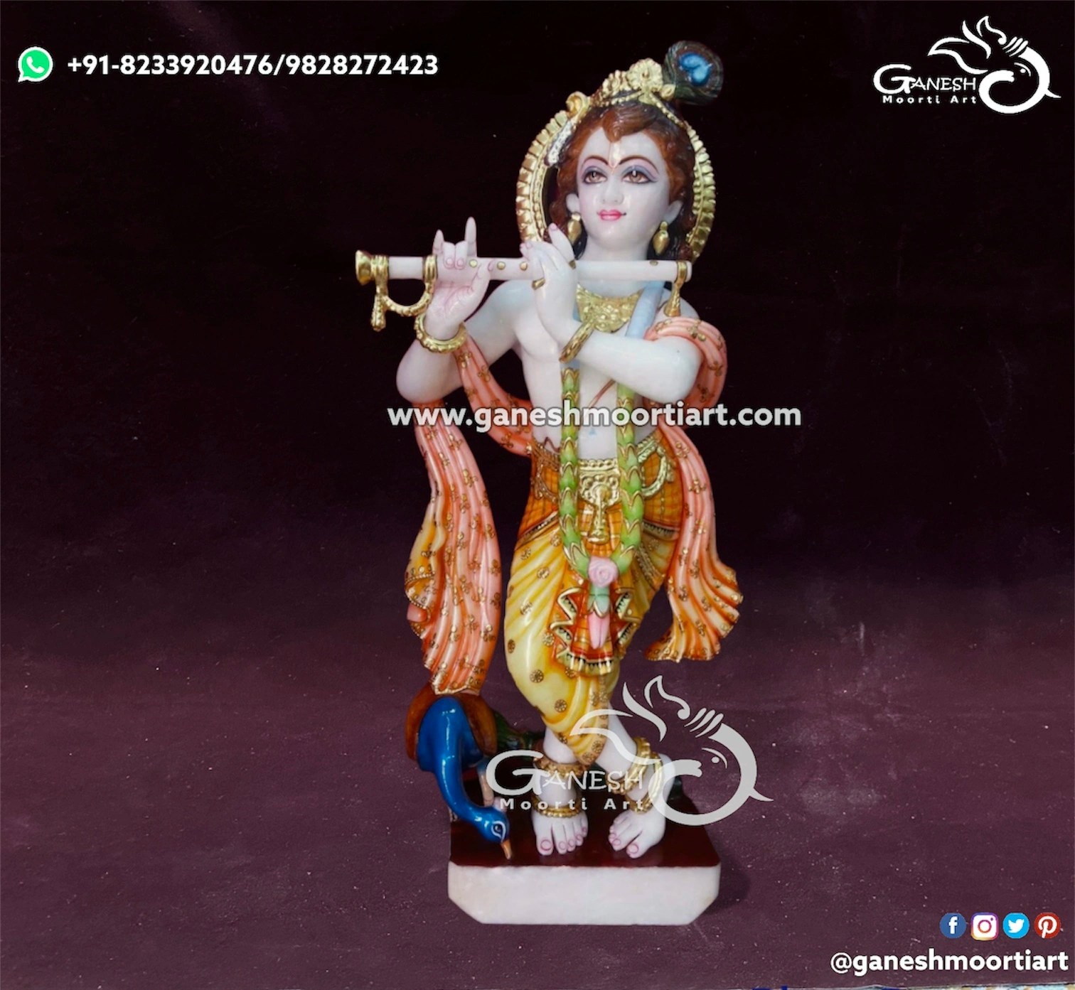 Krishna Marble Statue Little Krishna Marble Idol Maker From Manufacturer