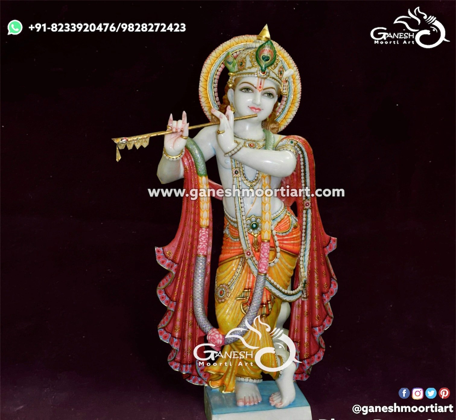 Krishna Marble Statue Little Krishna Marble Idol Maker From Manufacturer