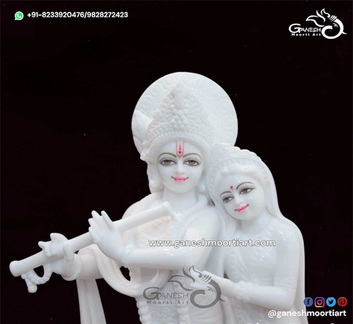 Buy Hindu Deities Radha Krishna Idols directly from Manufacturer