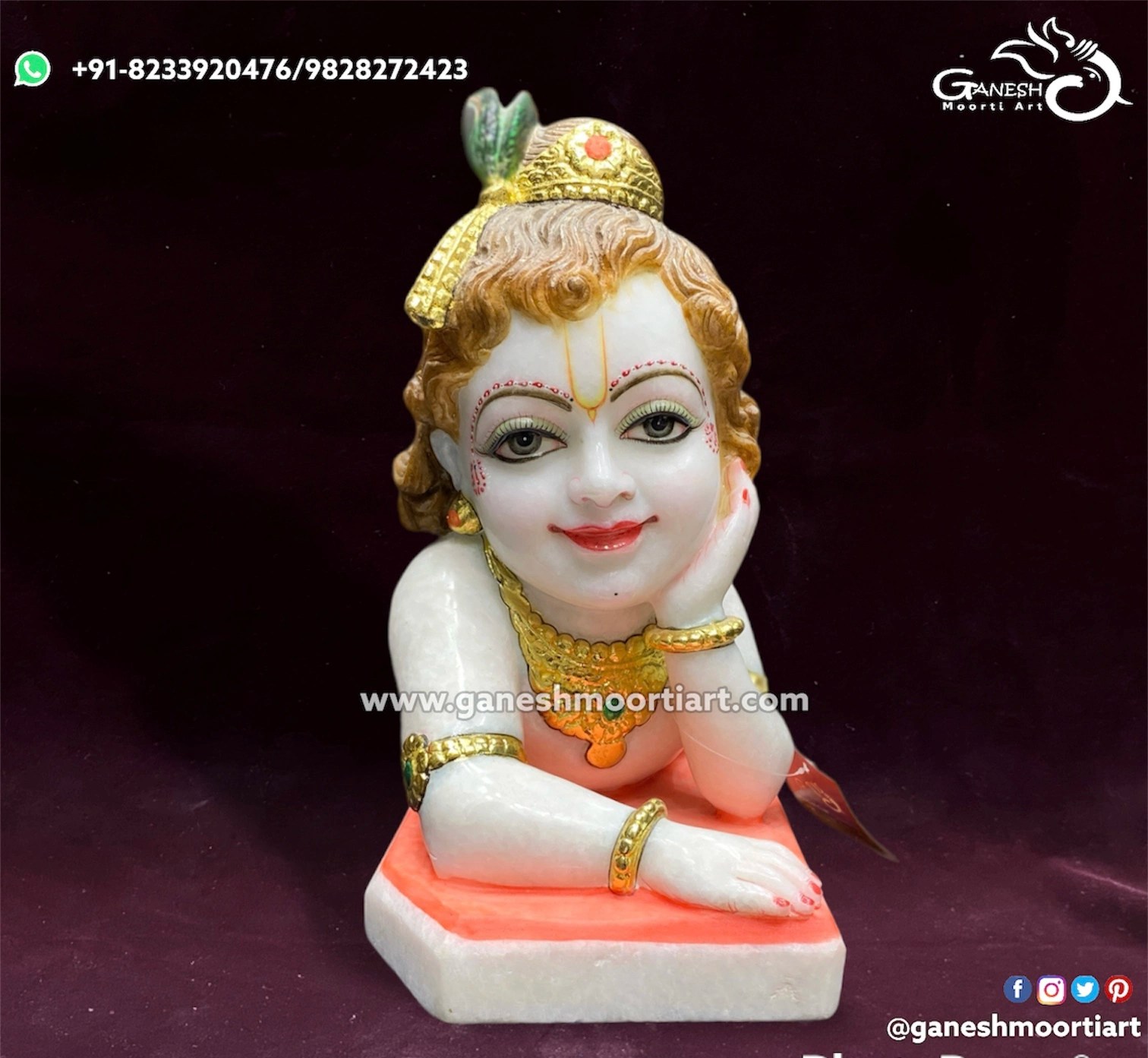 Krishna Marble Statue Little Krishna Marble Idol Maker From Manufacturer