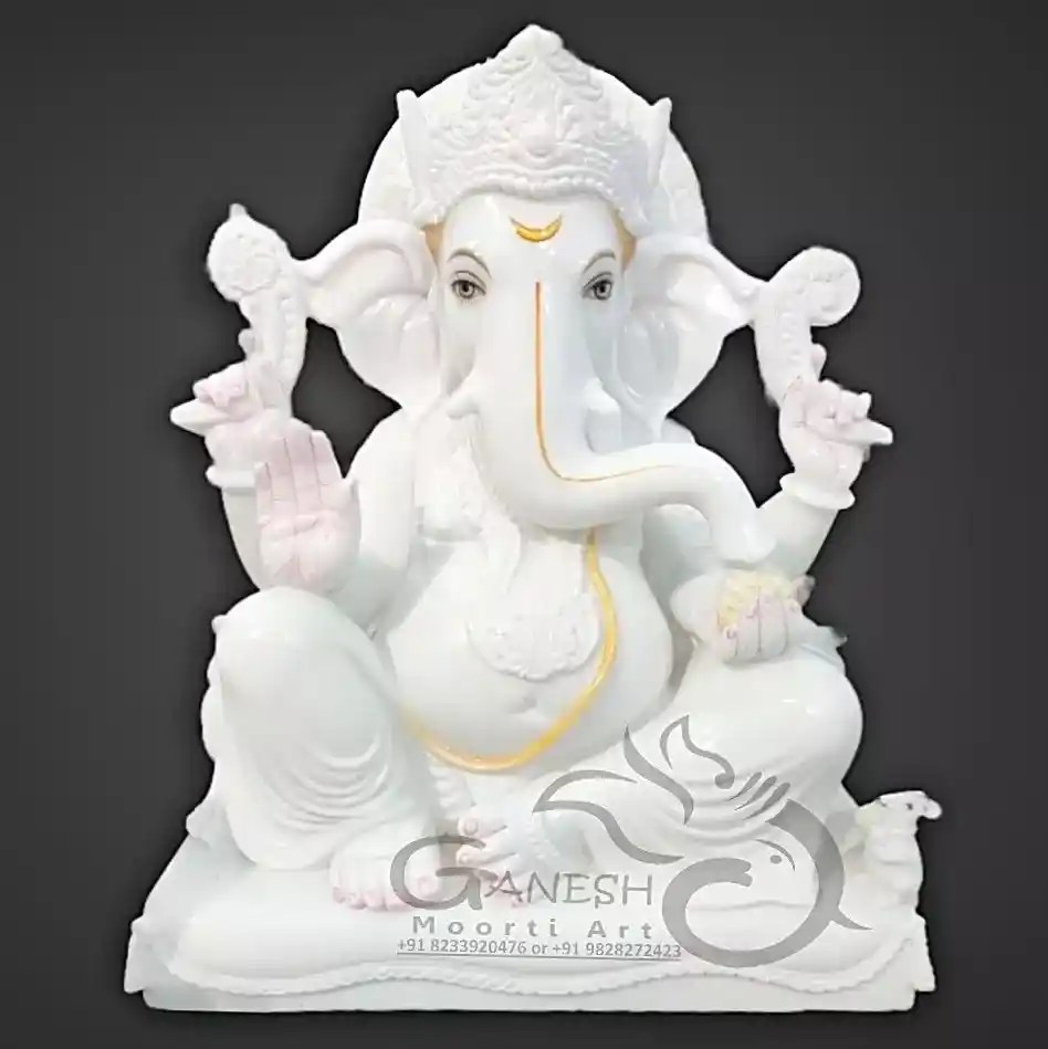 Ganesh Marble Statue For Home Marble Ganesh Murti Maker