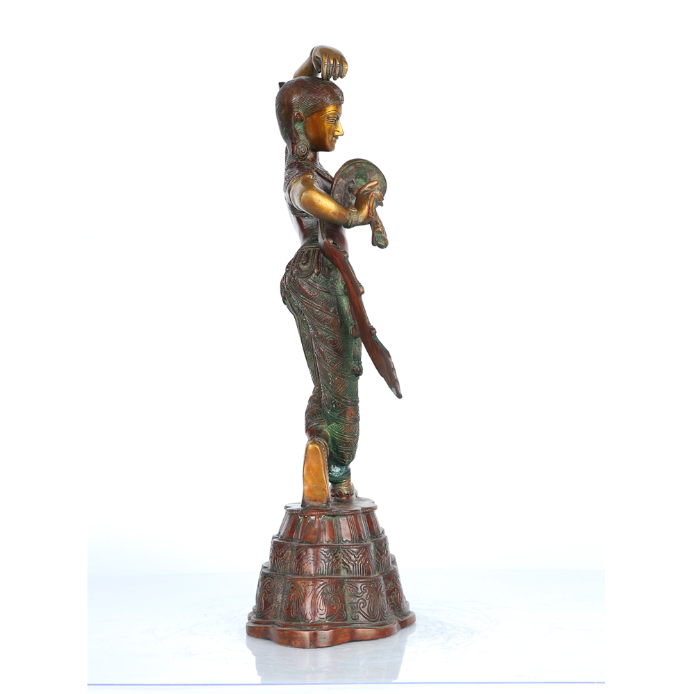 LADY BRASS FIGURINE HOME DECOR Buy exclusive brass statues