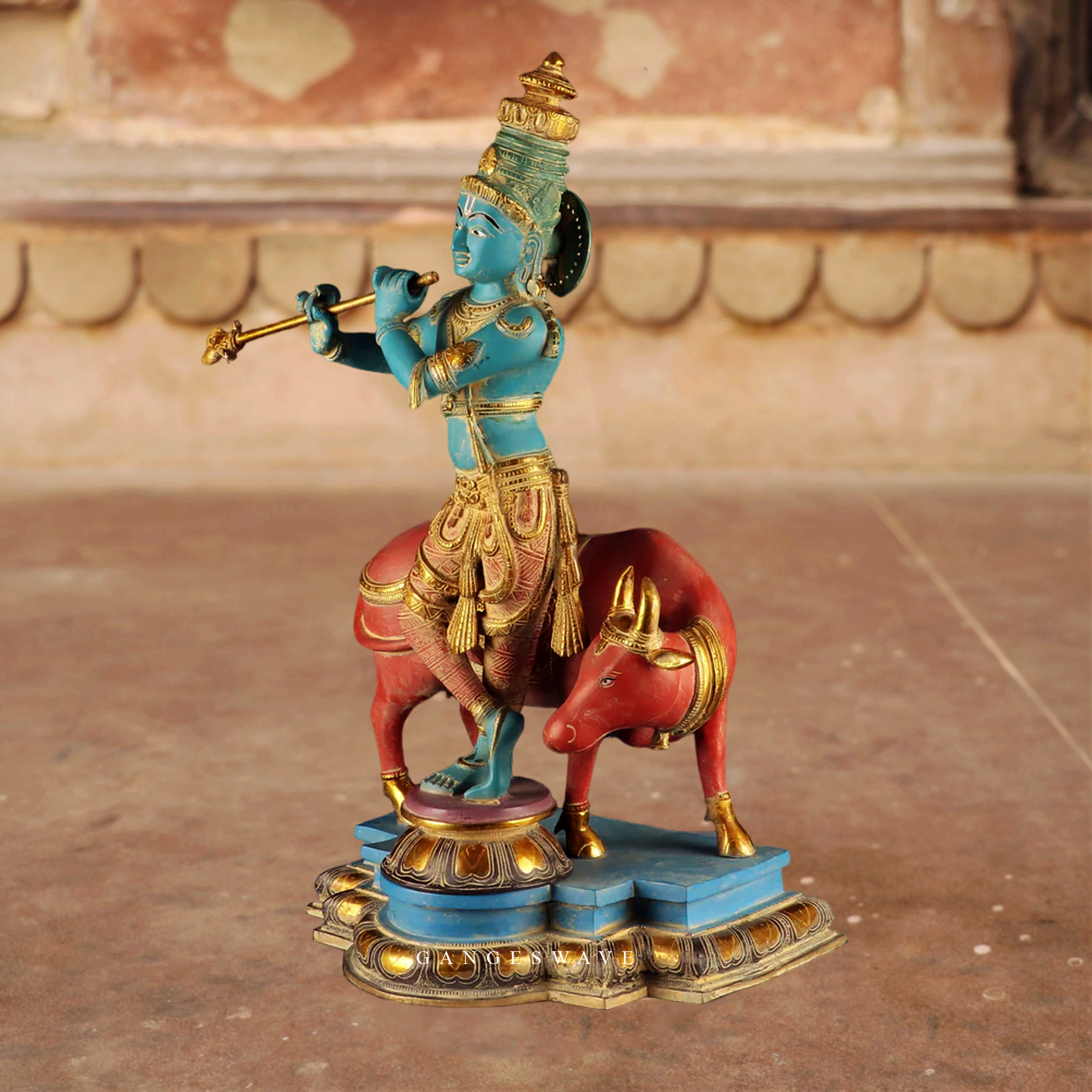 Shyamal Lord Krishna Brass Statue Buy exclusive brass statues