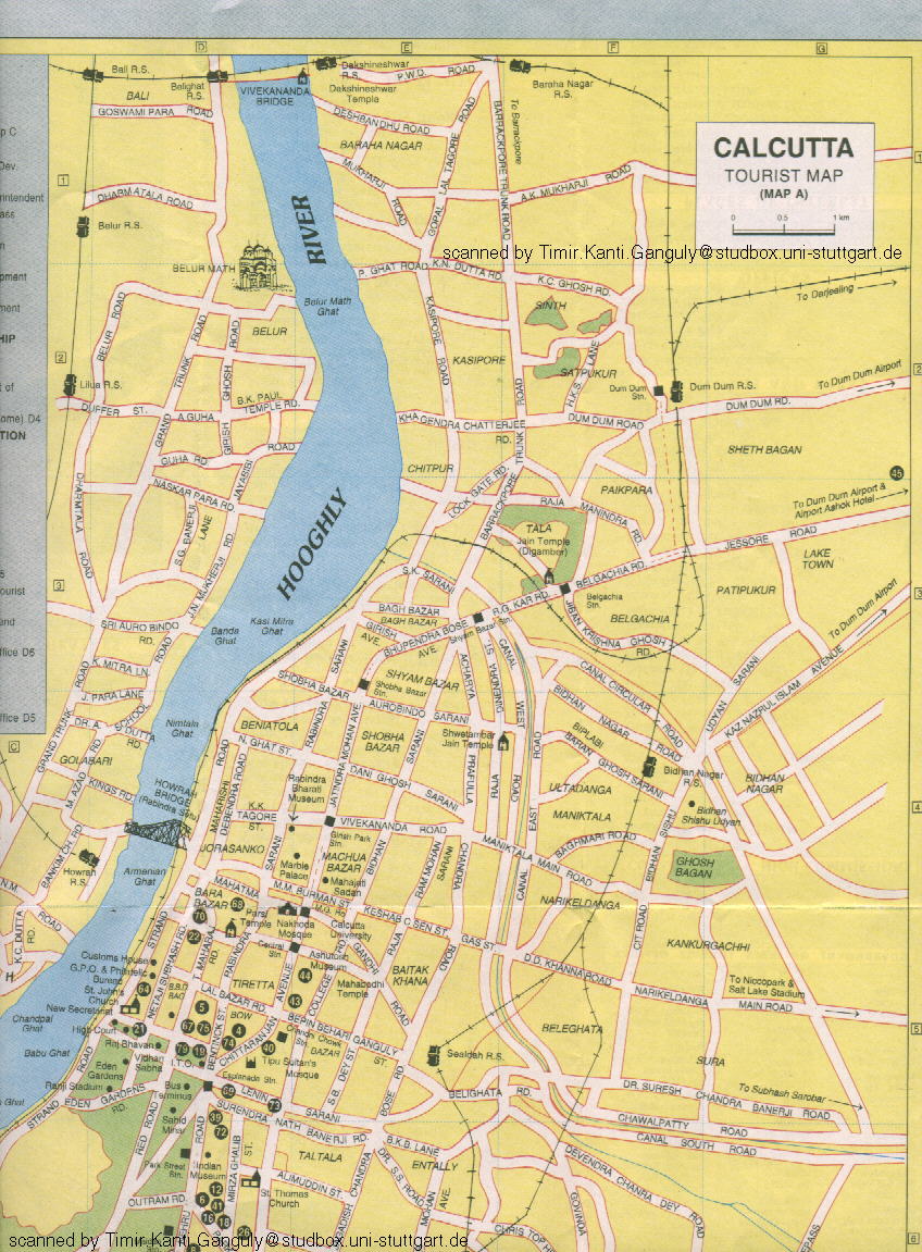 Clickable Map of Calcutta