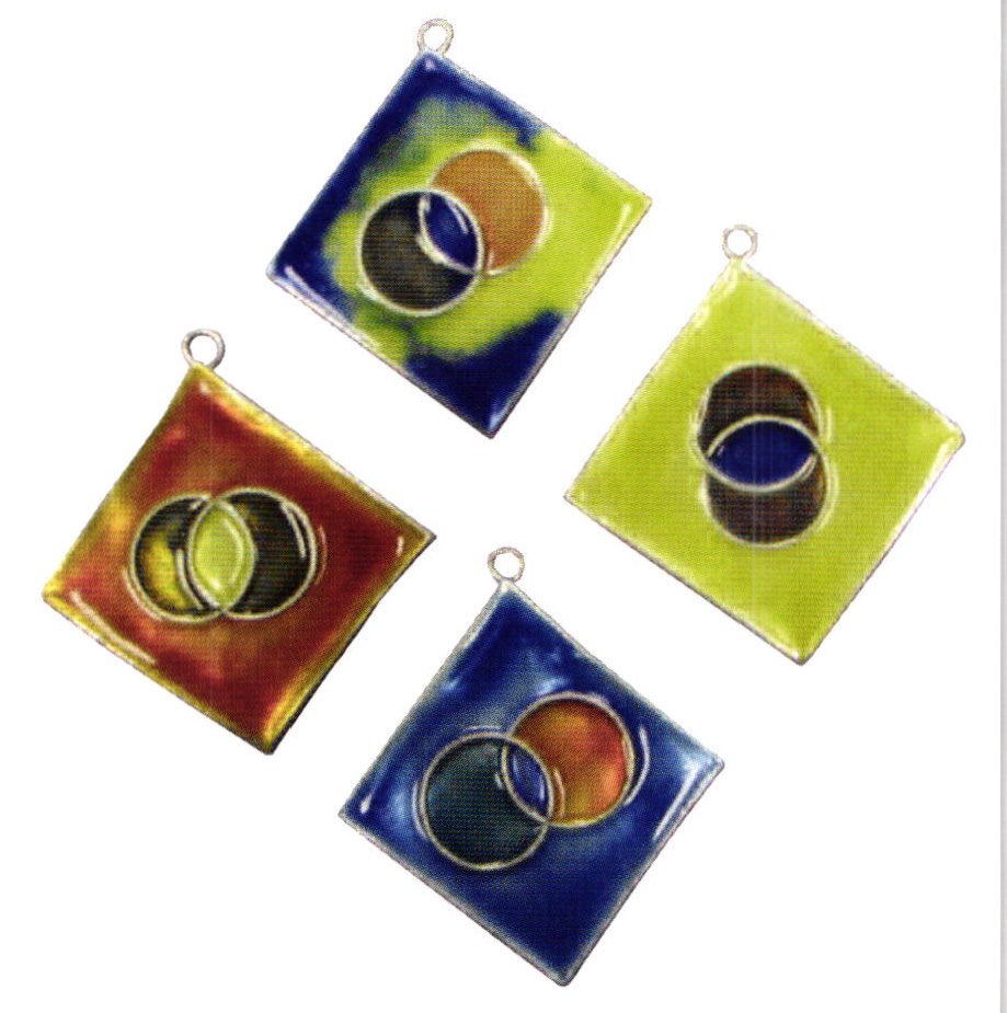 Intro to Enameling Cloisonne Pendant Ganoksin Jewelry Making Community