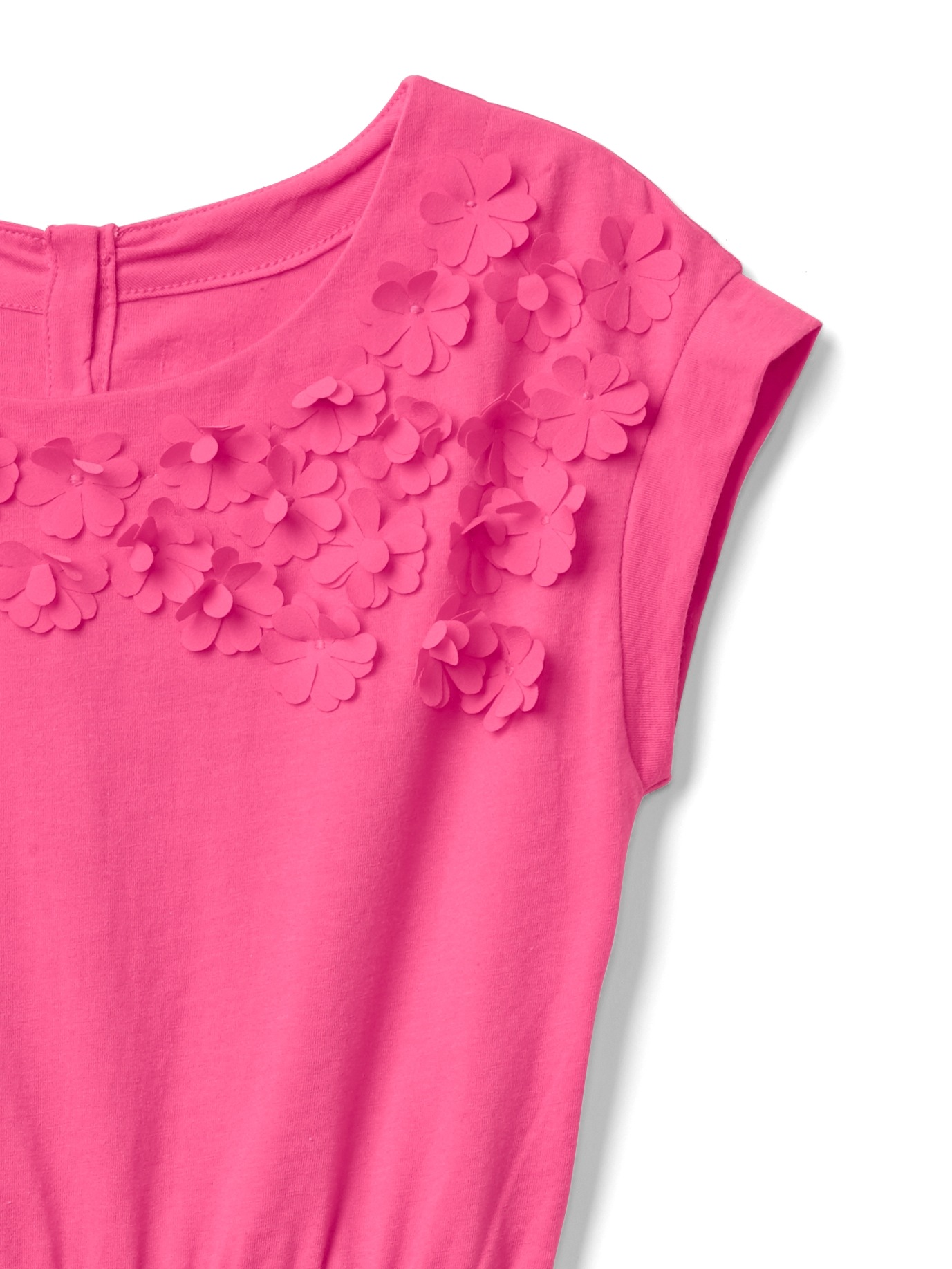 Flower applique cap dress Gap