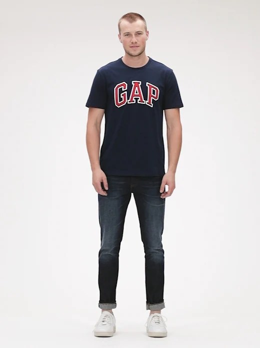 Shop Men WHTGLOBAL Gap Logo TShirt XXXL 129 AED in UAE, Dubai GAP