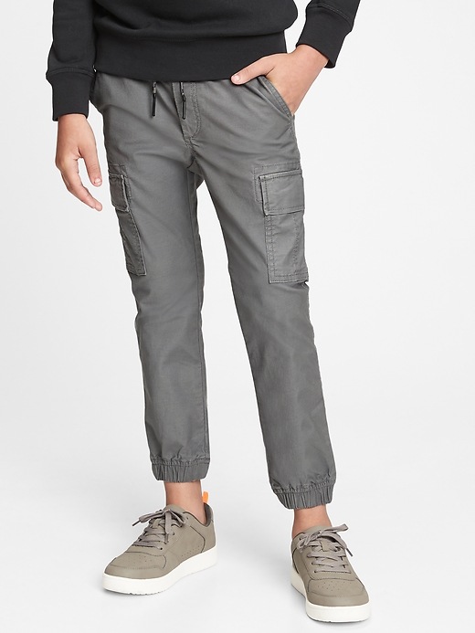 Kids Everyday Cargo Joggers with Stretch Gap