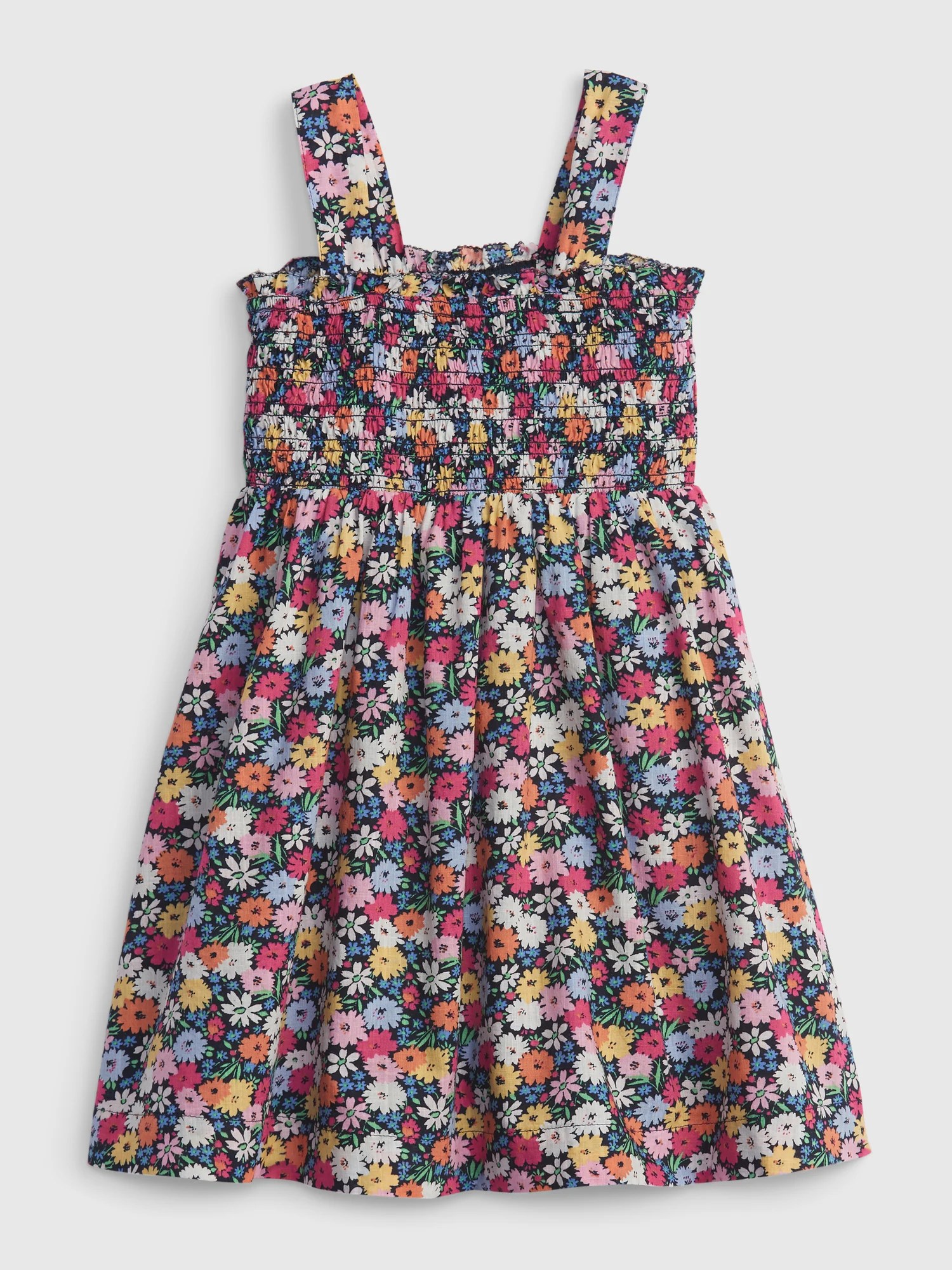 Toddler Strappy Smocked Floral Dress Gap