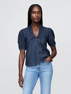 Gap × HFR PuffSleeve Shirt by N'gai Gap