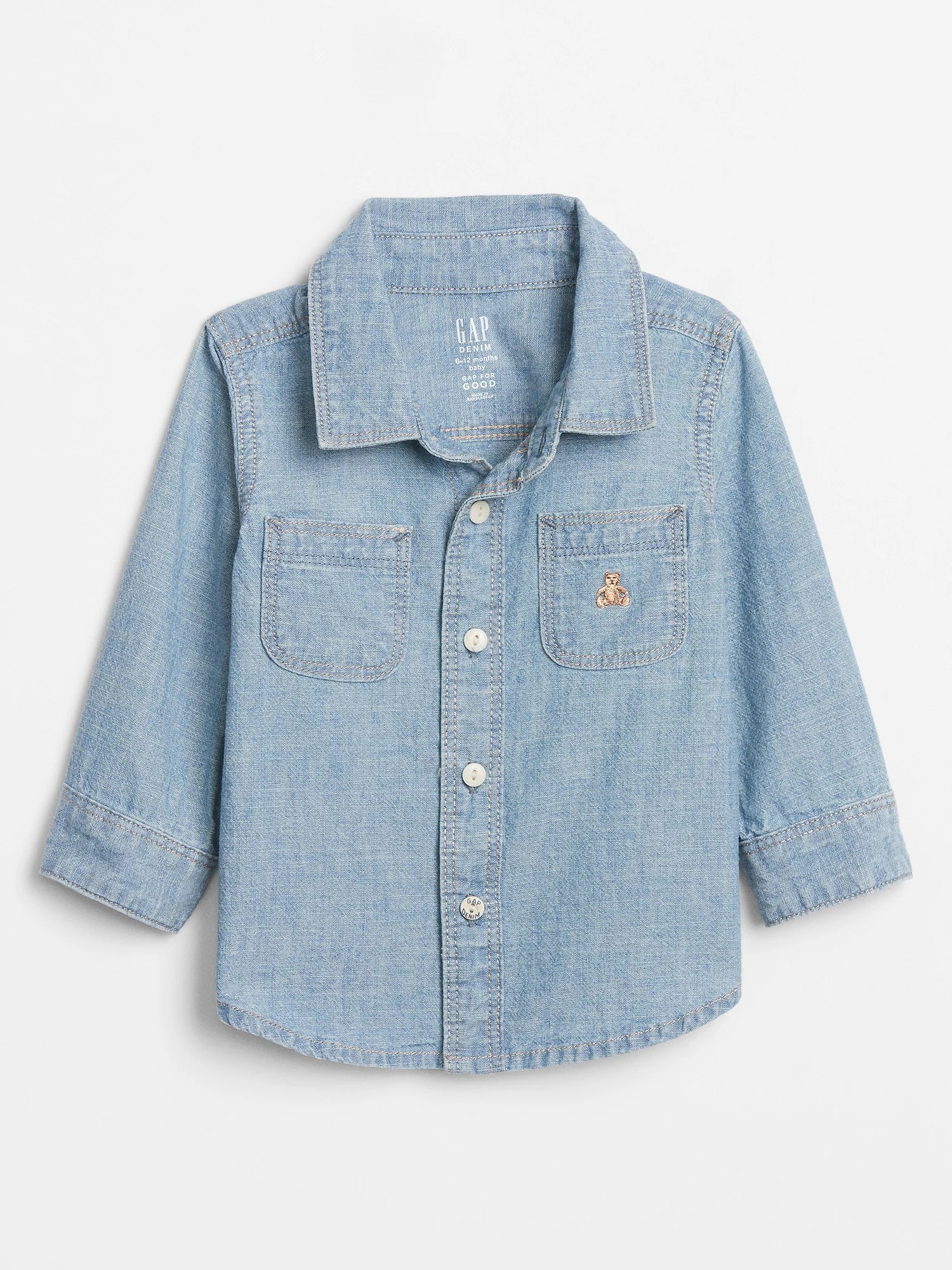 Baby Chambray Shirt Gap Factory