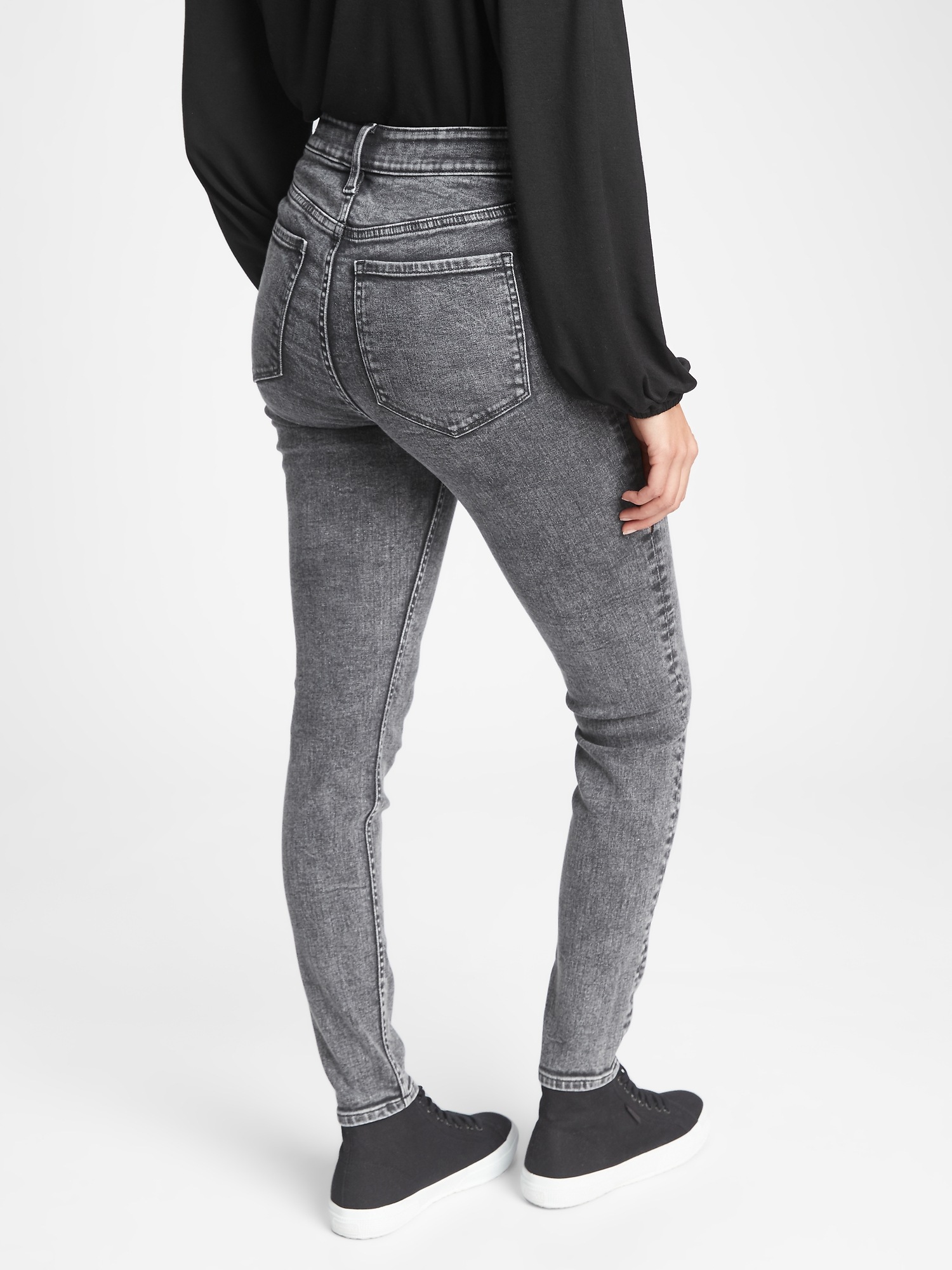 High Rise Universal Legging Jeans with Button Fly Gap Factory
