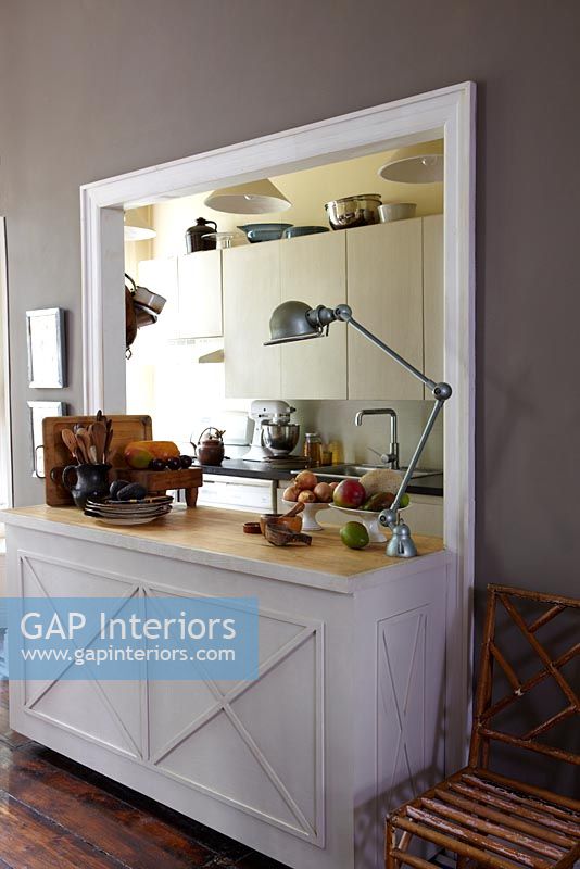 Modern hatch to kitc... stock photo by Graham AtkinsHughes, Image 0042867