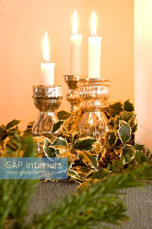GAP Interiors Christmas candles detail Image No 0043956 Photo by
