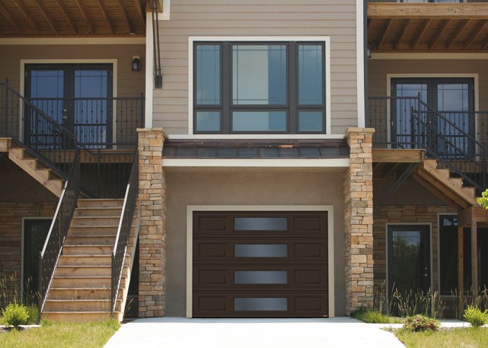 Decorative windows for garage doors Garaga