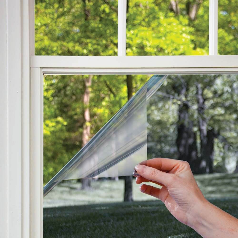 Can I put a UV filter film on my garage door windows? Garaga