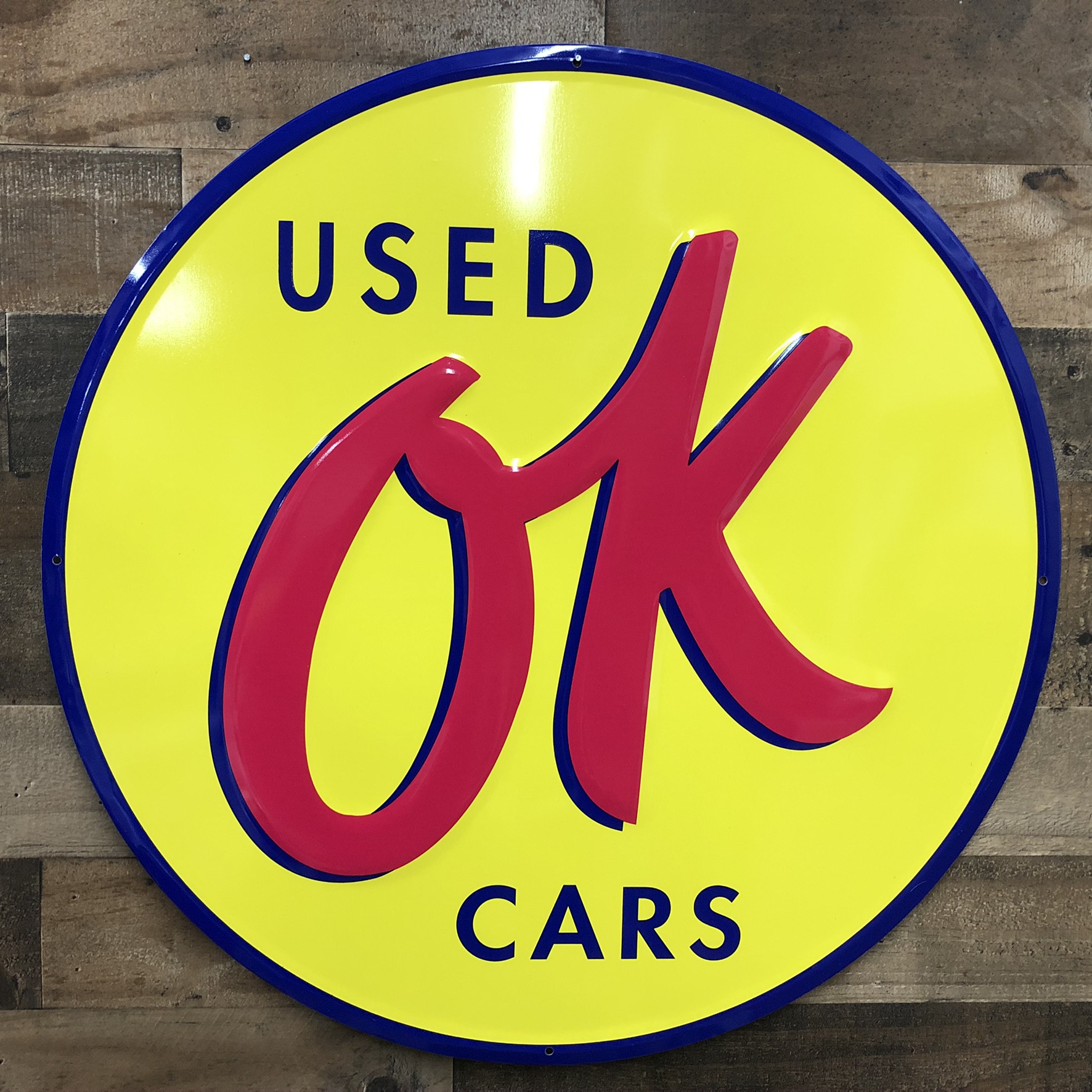24" Ok Used Cars Sign Garage Art™
