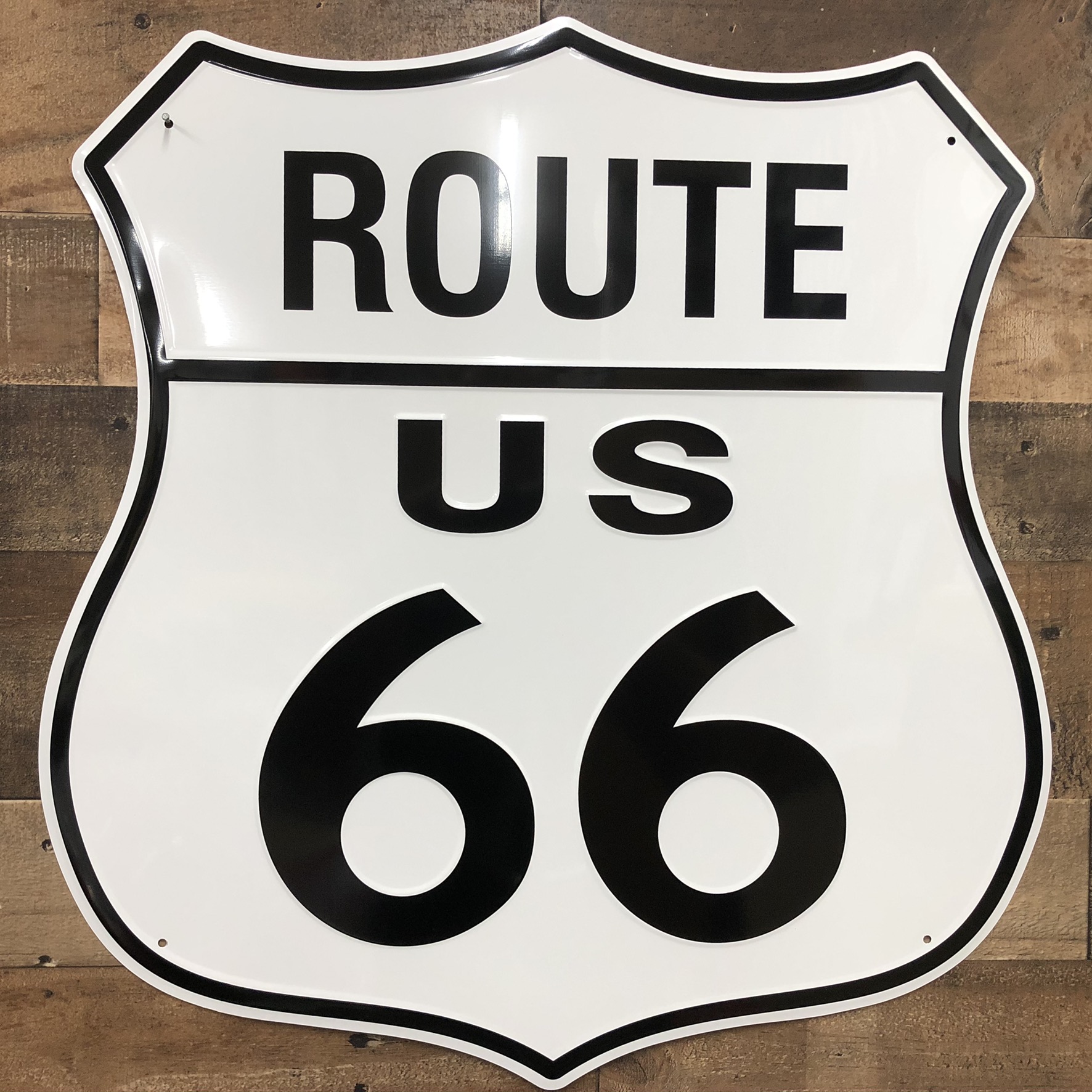 24" Route 66 Die Cut Sign Garage Art™