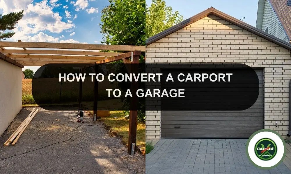Convert Carport To Garage How To Convert A Carport To A Garage