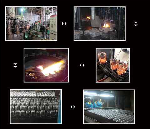 China produce cheap 1L colored glass decanter Supplier