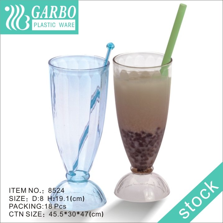 Wholesale Restaurant Round Sundae Cup Clear Plastic Dessert Cup