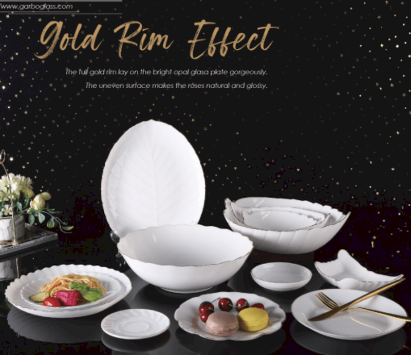 Garbo top 5 hot selling opal glass?dinnerware?sets