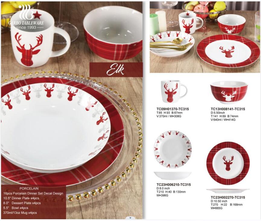 Buy Christmas Dinnerware from Garbo