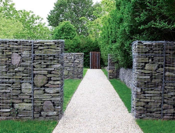 Hardscaping 101 Gabion Walls Gardenista