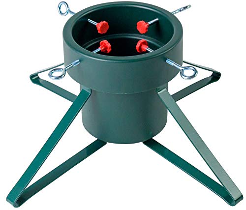 Green Christmas Tree Stand with Large Water Tank Garden Market Place