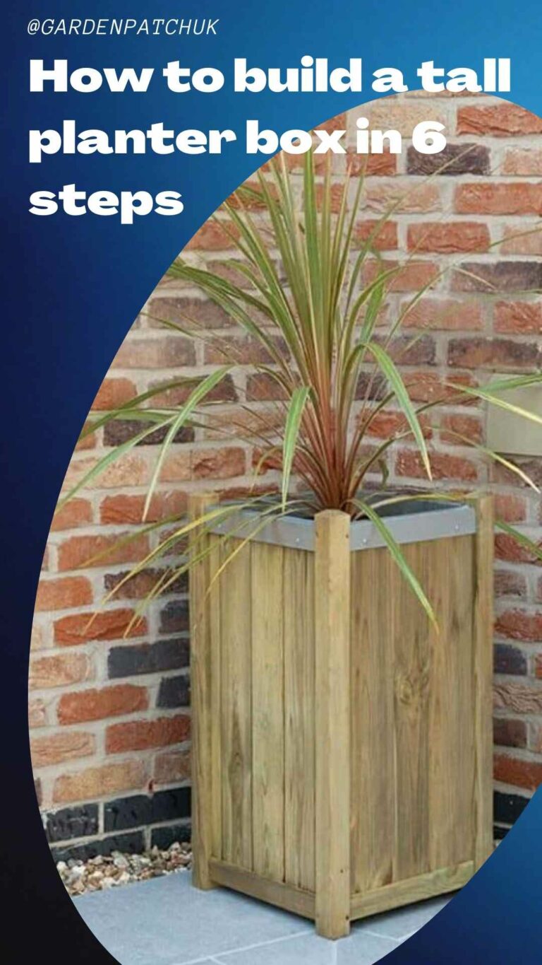 How To Build A Tall Planter Box in 6 Steps Garden Patch