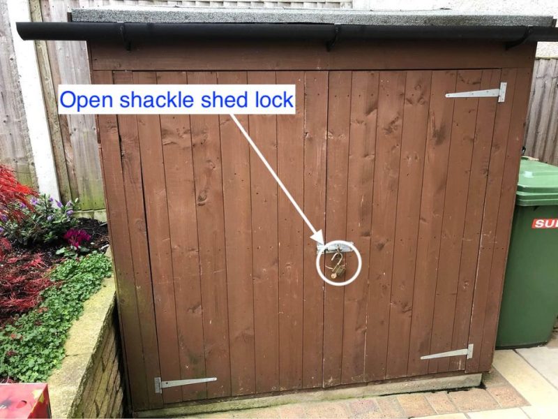 Tamper Resistant Shed Security Lock Neulock Sold Secure PadBolt High