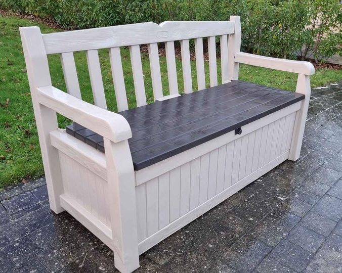 Keter Eden Garden Storage Bench Assembly Homebase