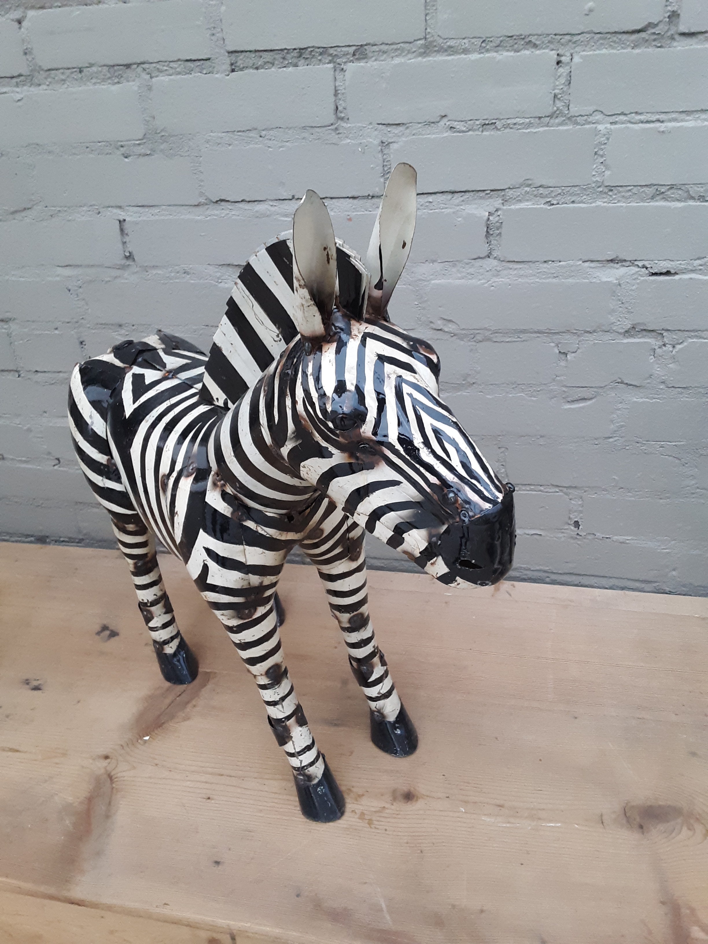 zebra Garden Wire Decor