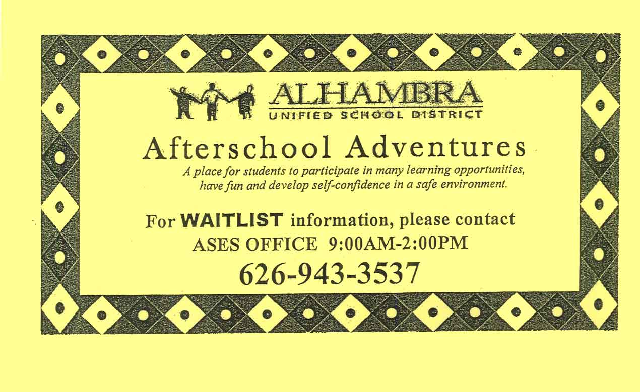 Home After School Program Garfield Elementary School