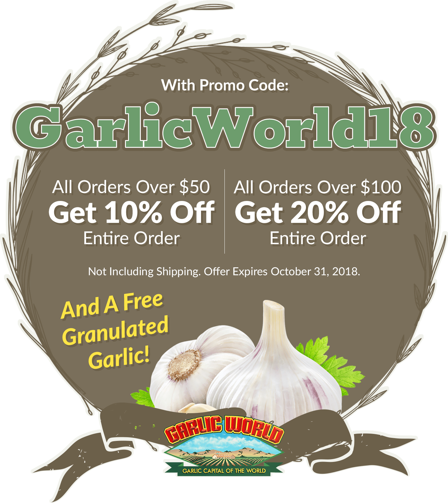 Garlic World Gilroy, CA Home