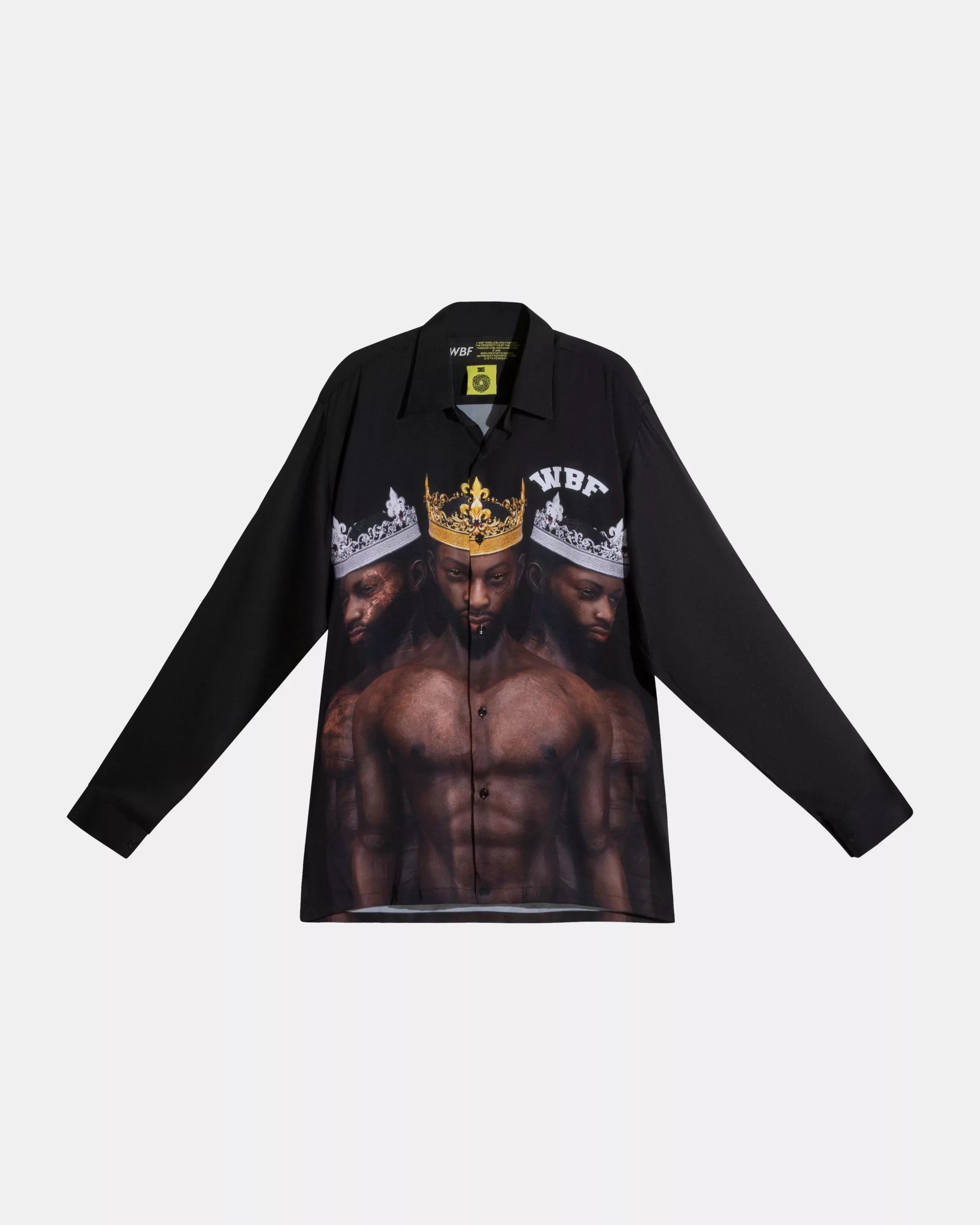 Buy the WBF Black King Shirt in Black on