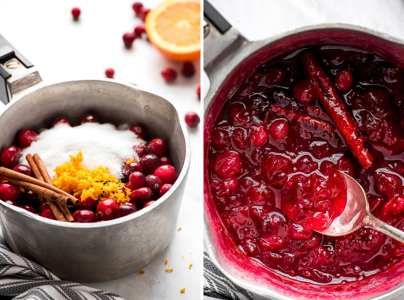 cranberrysauceprocess Garnish & Glaze