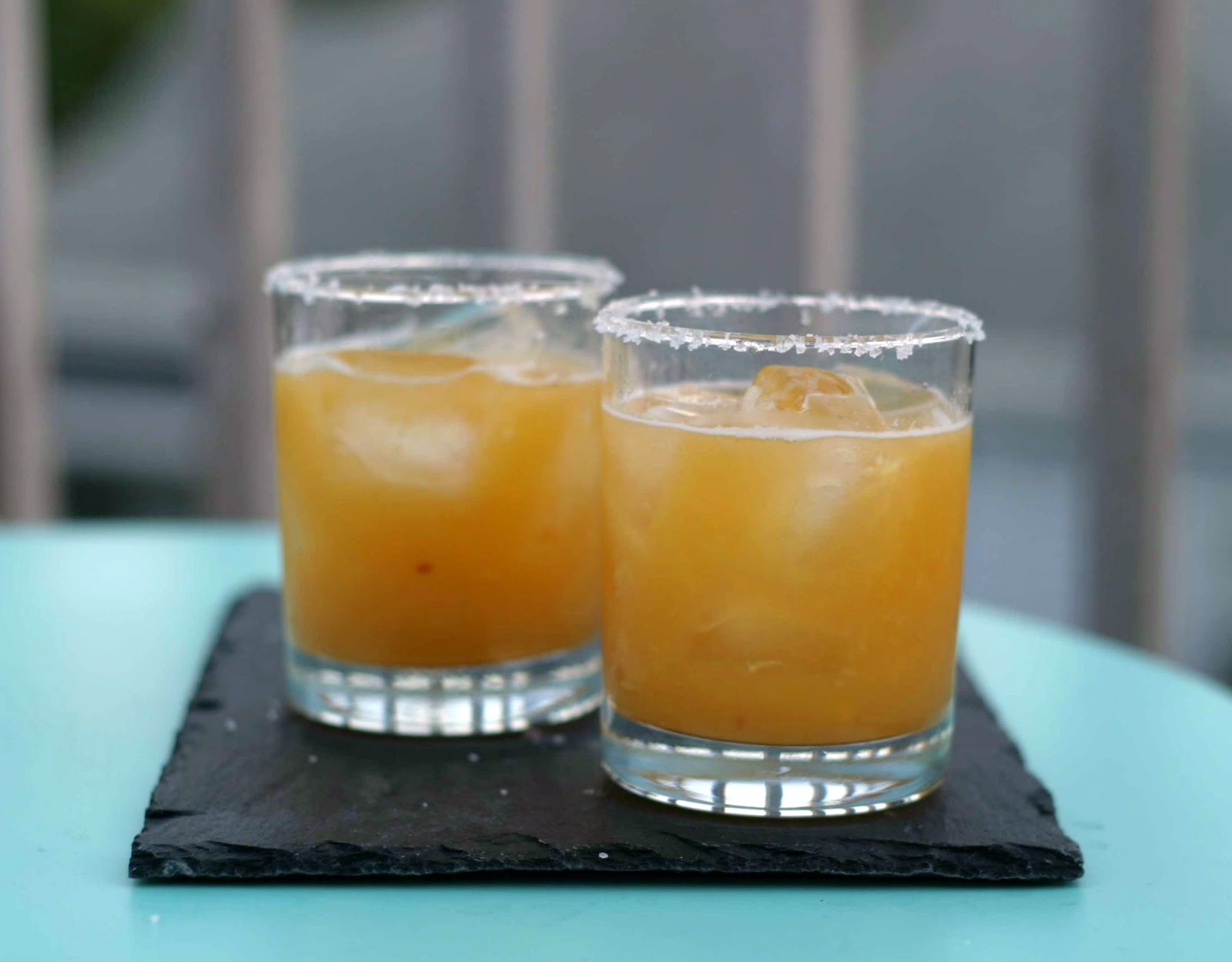 Peach Margarita Garnish