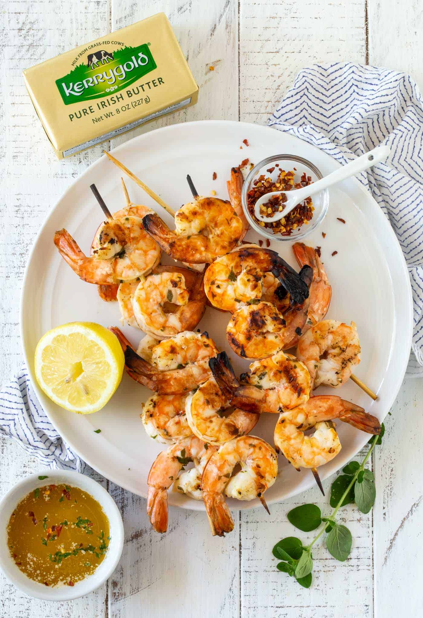 Hint to other posters, when sweet in in the. Zesty Grilled Shrimp Skewers Garnish With Lemon