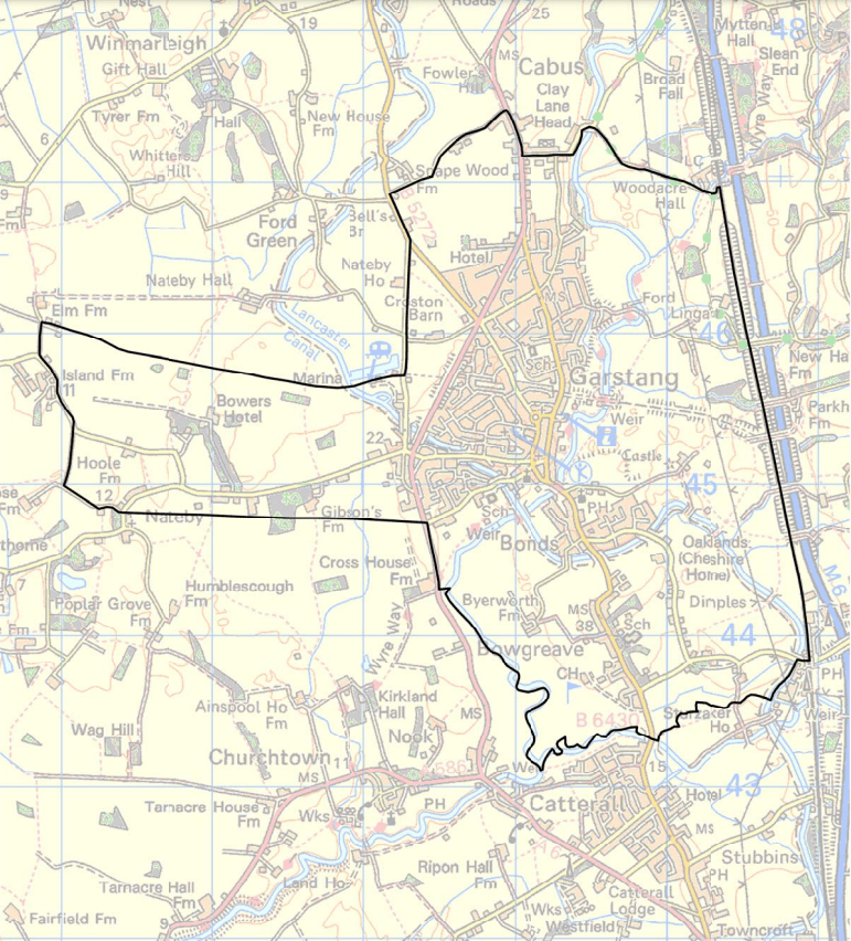 Parish Map Garstang St Thomas Church of England Primary School
