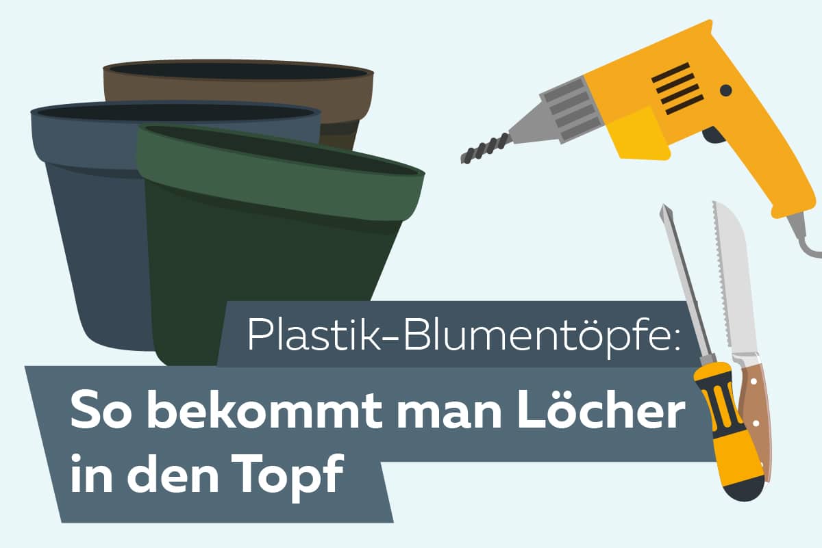 Löcher In Plastik-Blumentöpfe Machen: So Geht's - Gartendialog.de