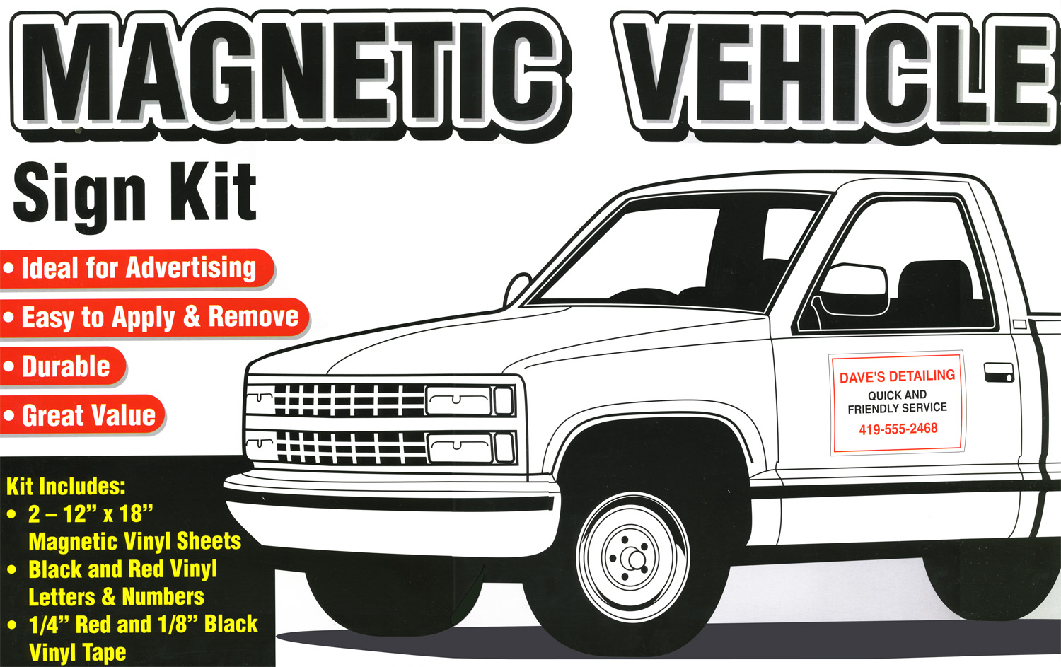 Vehicle Sign Kit