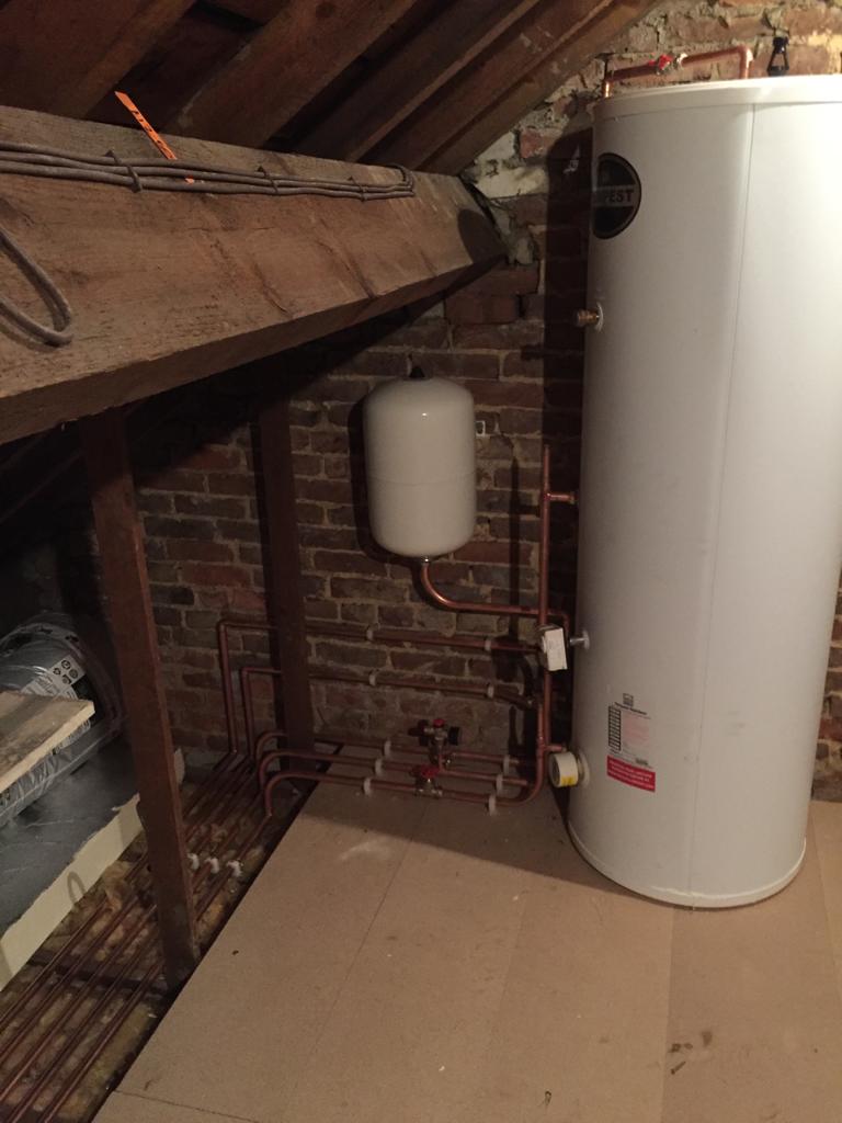 Unvented Cylinder Installation Kingswood GAS2O
