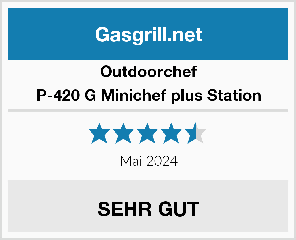 Outdoorchef P420 G Minichef plus Station Gasgrill Gasgrill Test 2020