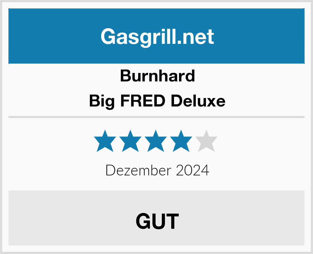 Burnhard Gasgrill Big FRED Deluxe Gasgrill Test 2021