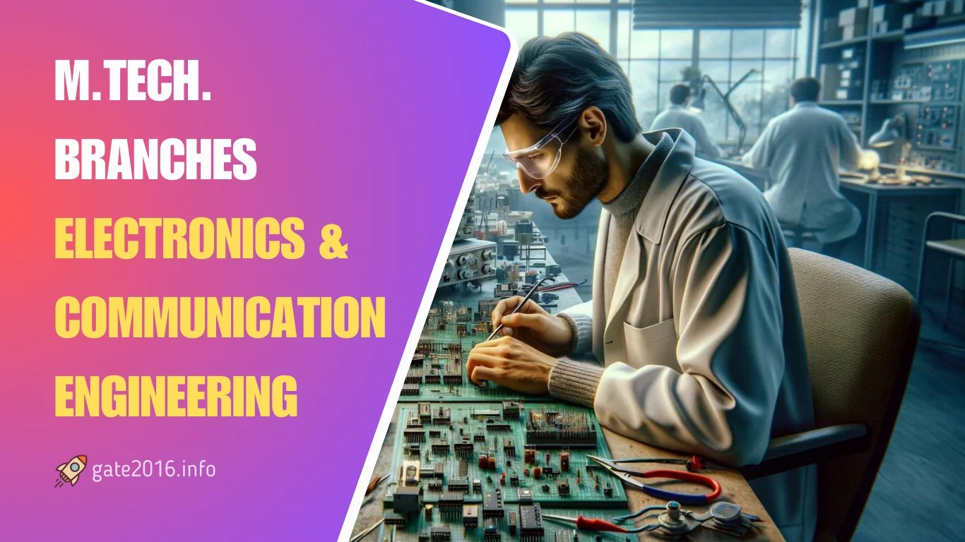 M Tech Branches ECE (Electronics & Communication Engineering)