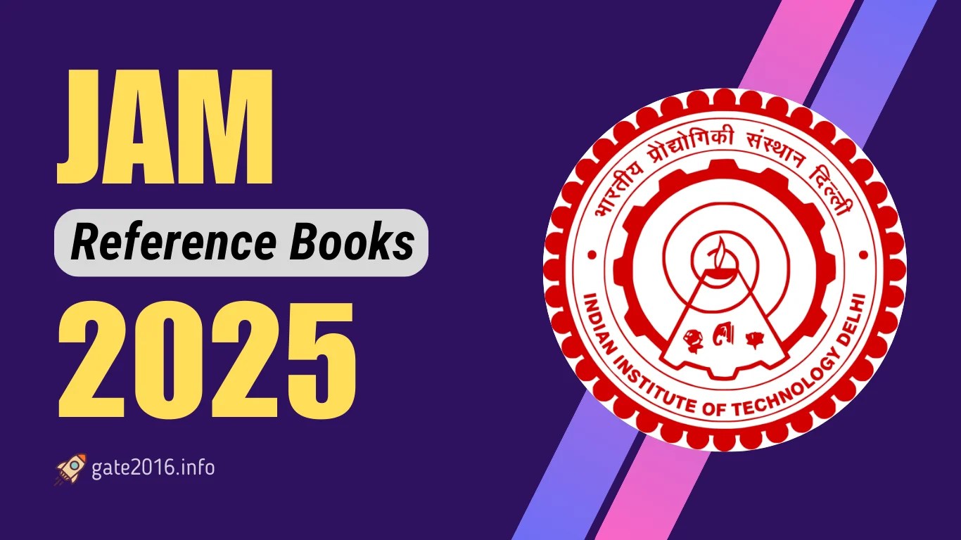 IIT JAM Books 2025 Books for All Subjects