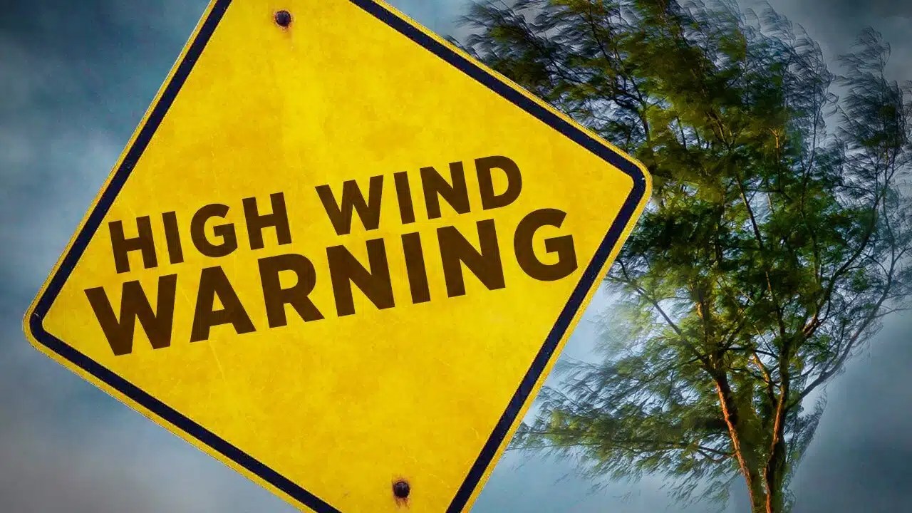 High Wind Warning Gates Fire District
