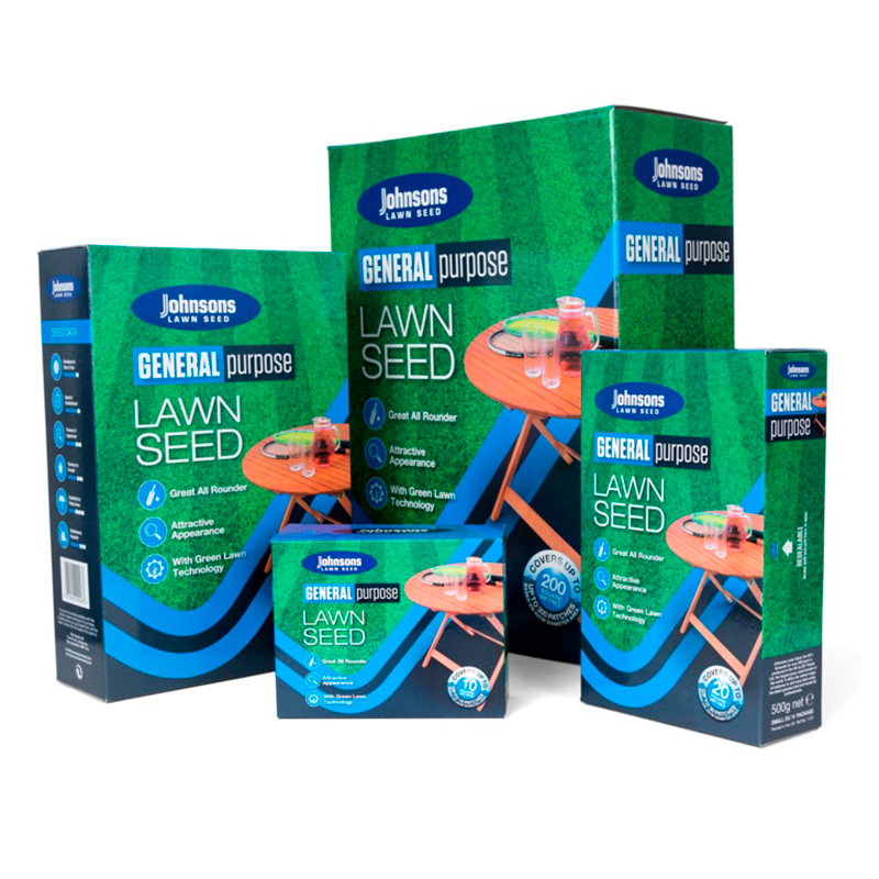 Johnsons General Purpose Lawn Seed (250g, 500g, 1.5kg, 5kg)