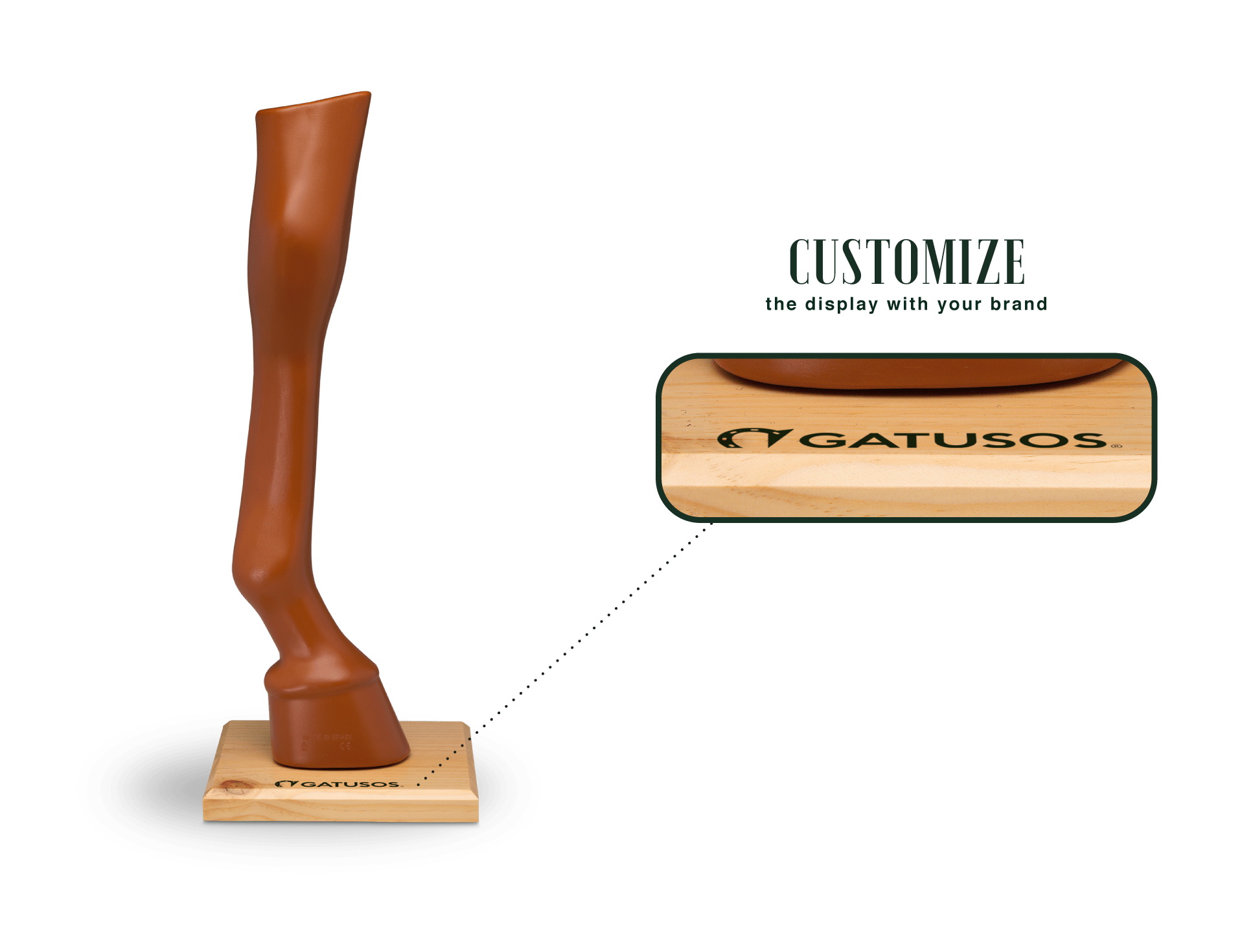 Expositores pata de Caballo Gatusos